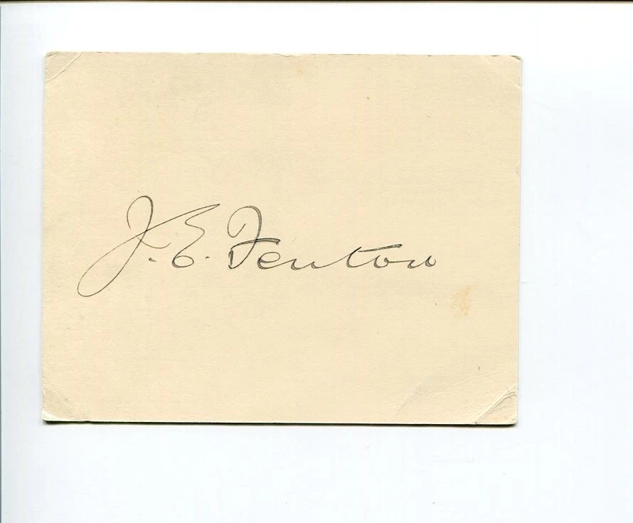 James Fenton Australia Postmaster General Minister for Trade Signed Autograph