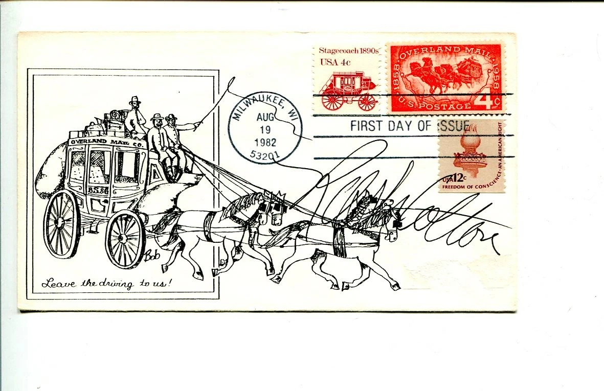 Ralph Cotton Famous Western Writer Author Signed Autograph FDC