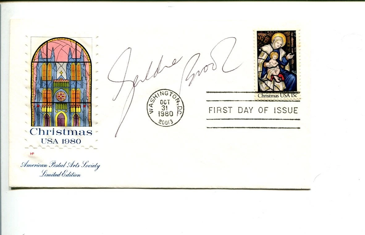 Geraldine Brooks Pulitzer Prize Journalist Author Signed Autograph FDC