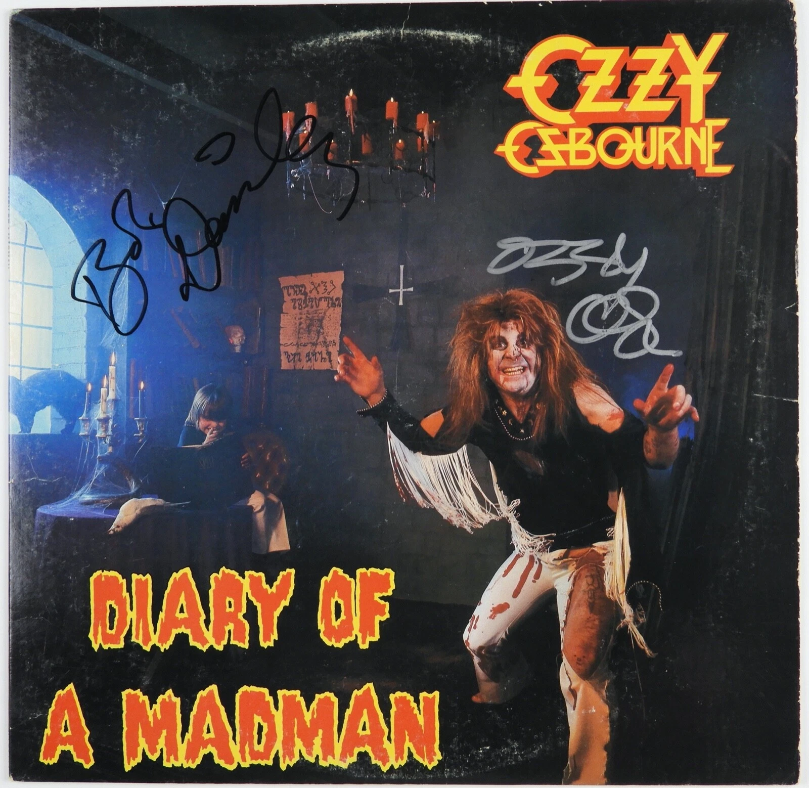 Ozzy Osbourne Autograph JSA Beckett Signed Album Bob Daisley Diary Of a Madman