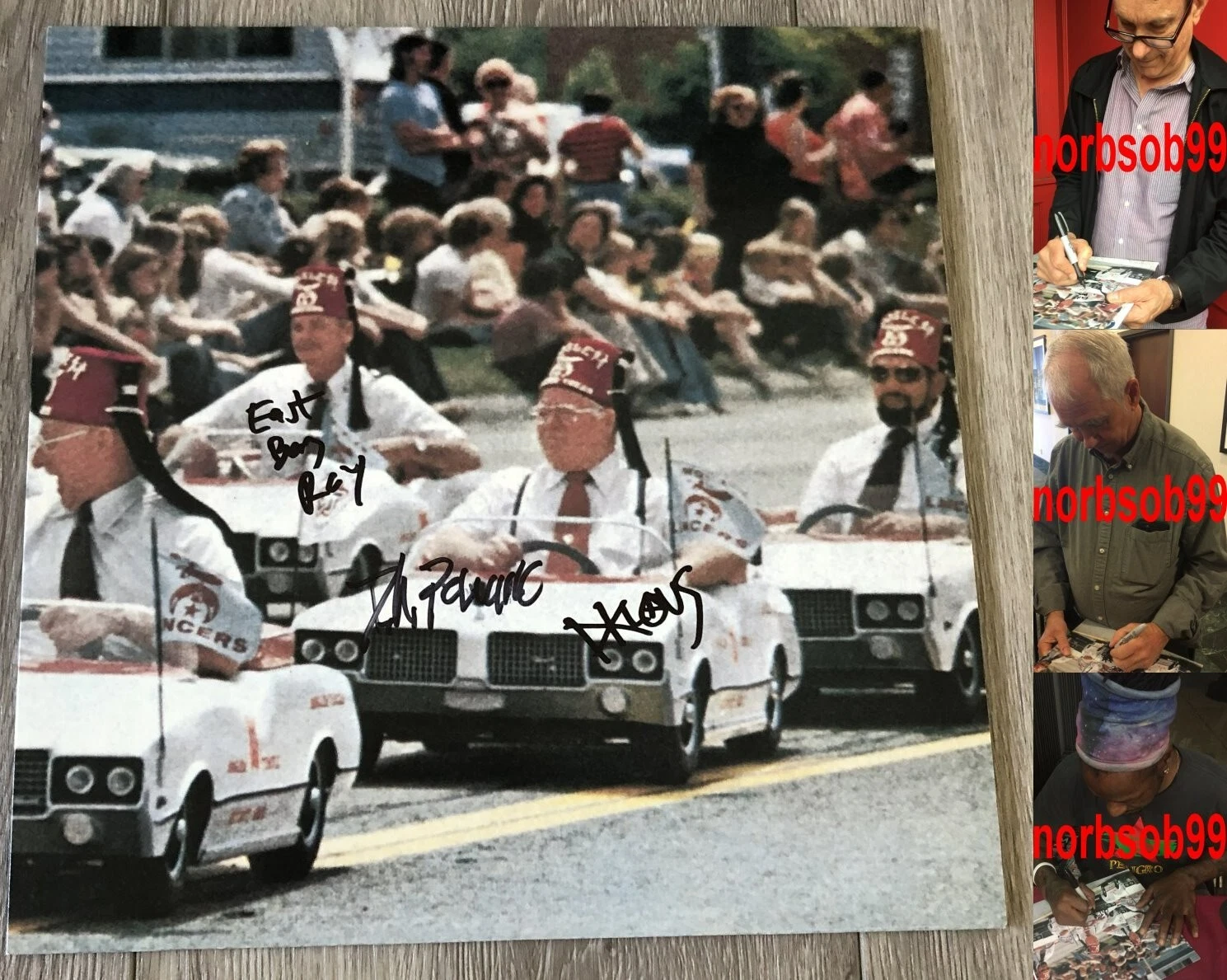 DEAD KENNEDYS D.H. PELIGRO +2 SIGNED FRANKENCHRIST VINYL ALBUM w/EXACT PROOF