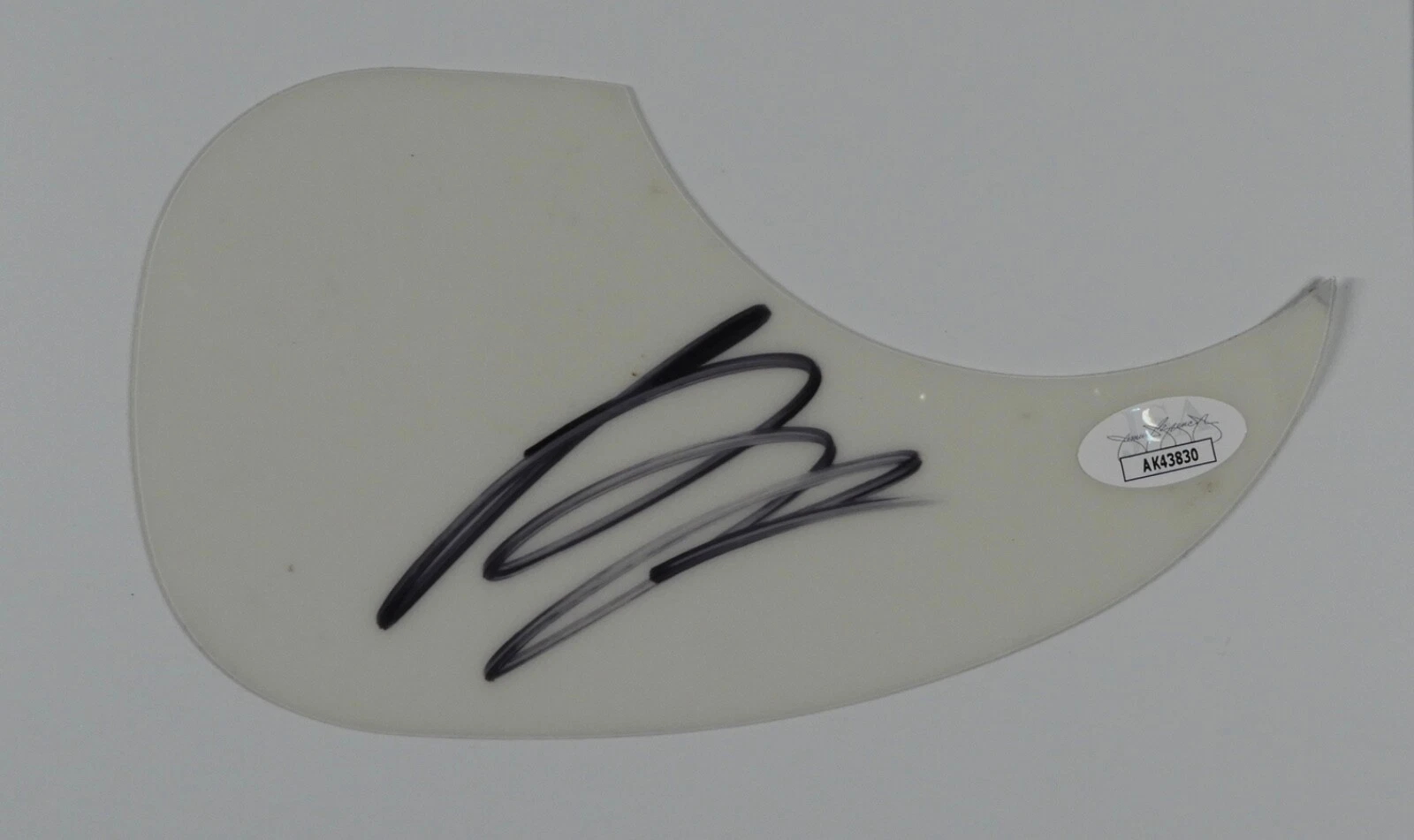 Luke Bryan Autograph Signed Guitar Guard Acoustic Kickplate