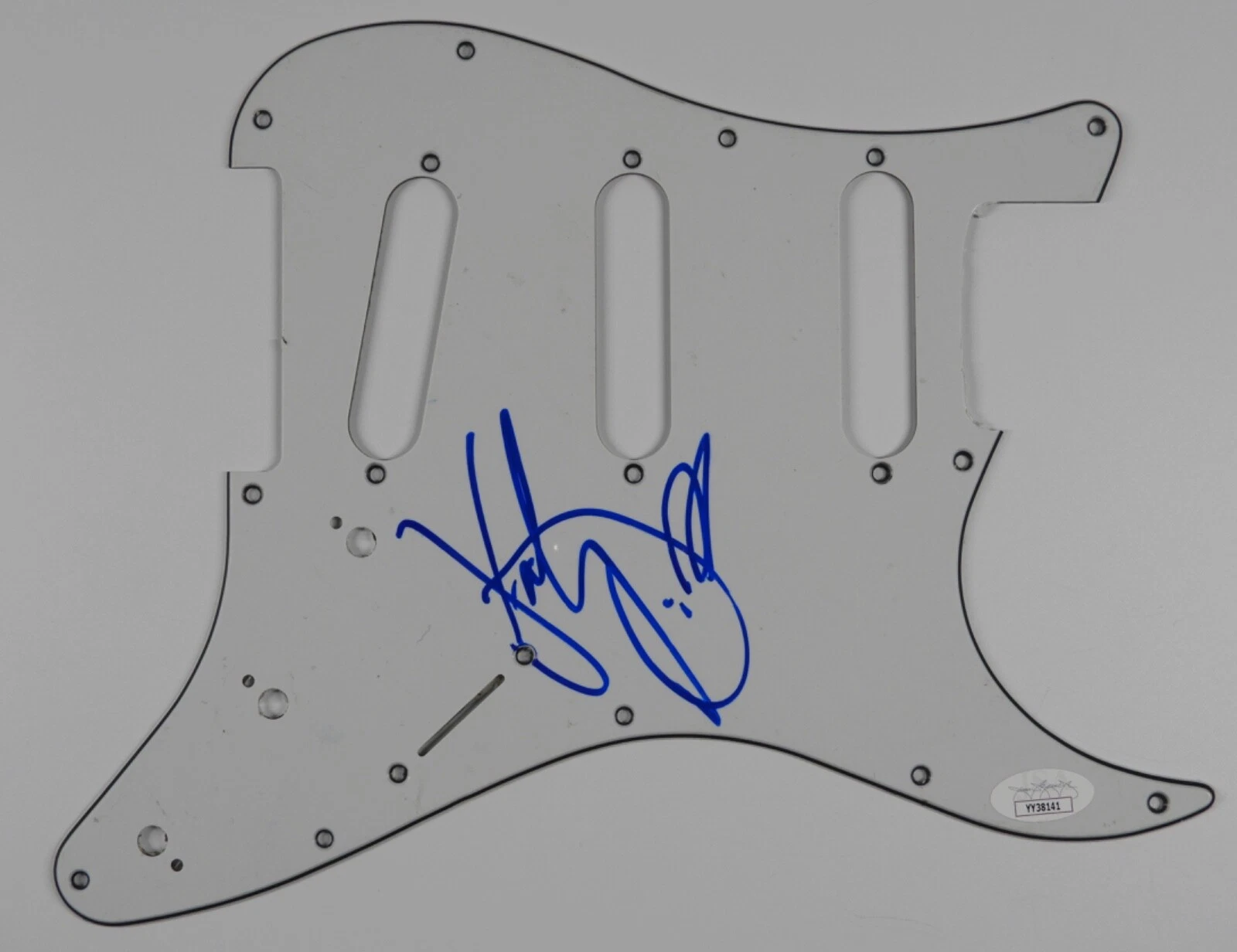 Katy Perry JSA Autograph Signed Guitar Guard Strat Kickplate