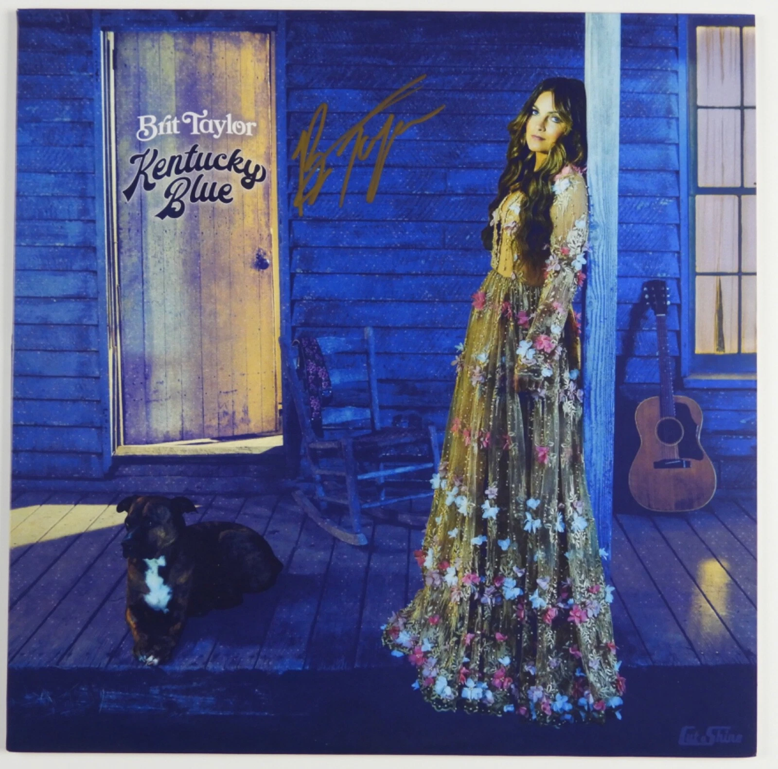 Brit Taylor Signed Autograph Album JSA Record Vinyl Kentucky Blue