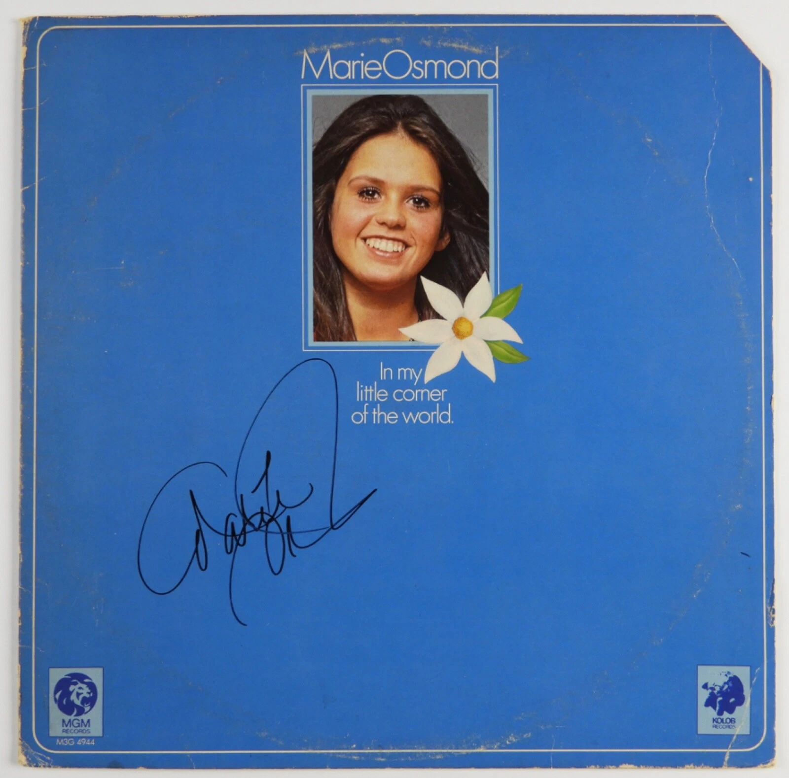 Marie Osmond JSA Signed Autograph Album Record Vinyl In My Little Corner