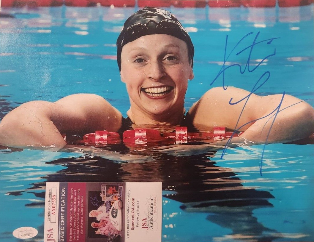 Katie Ledecky Signed 11x14 Photo w/ JSA COA #AX07558 Olympics
