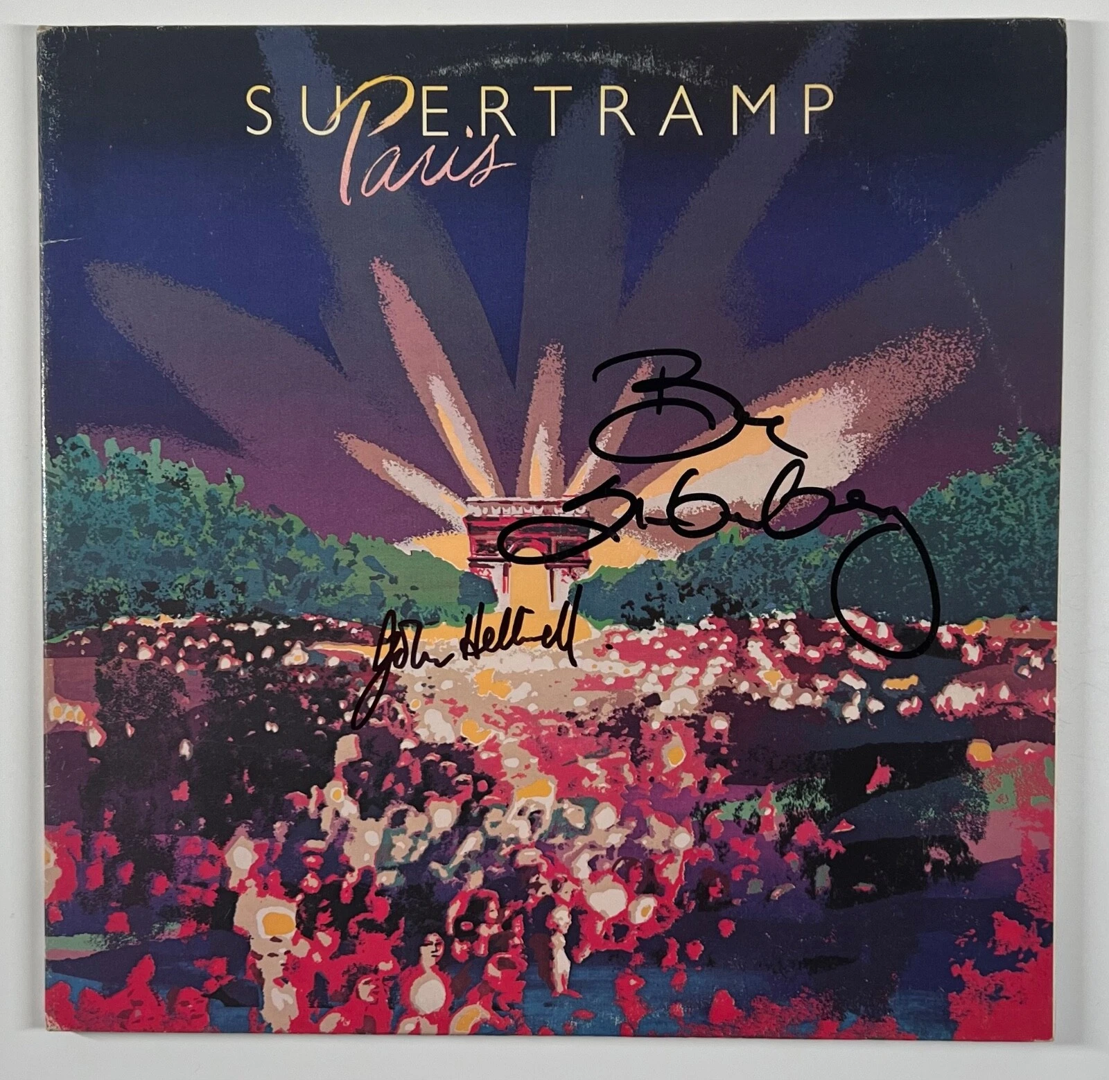 Supertramp JSA Signed Autograph Album Record Paris Bob Siebenberg