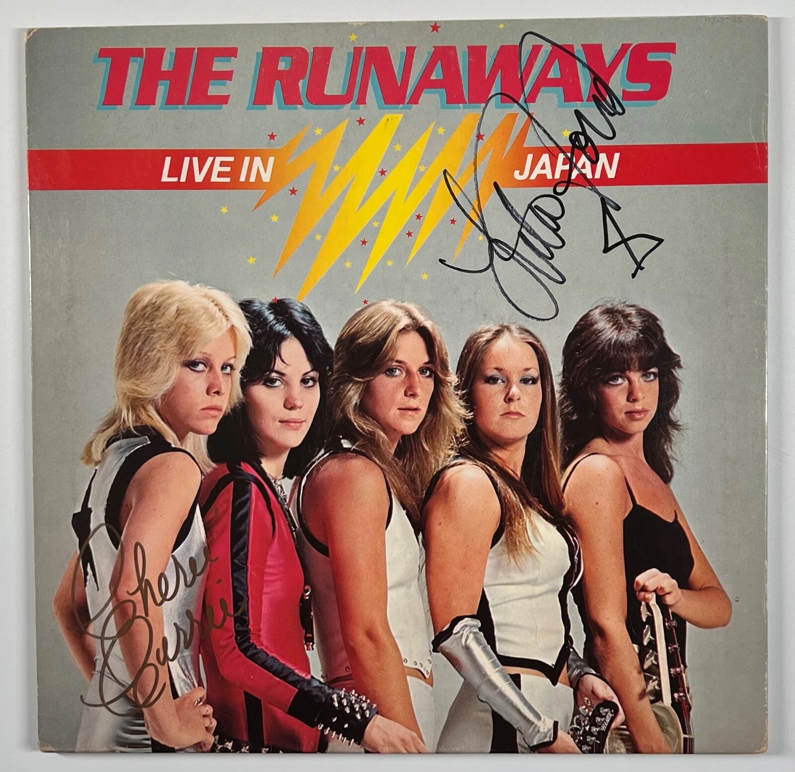 The Runaways JSA Signed Autograph Album Record Vinyl Lita Ford Cherie Currie