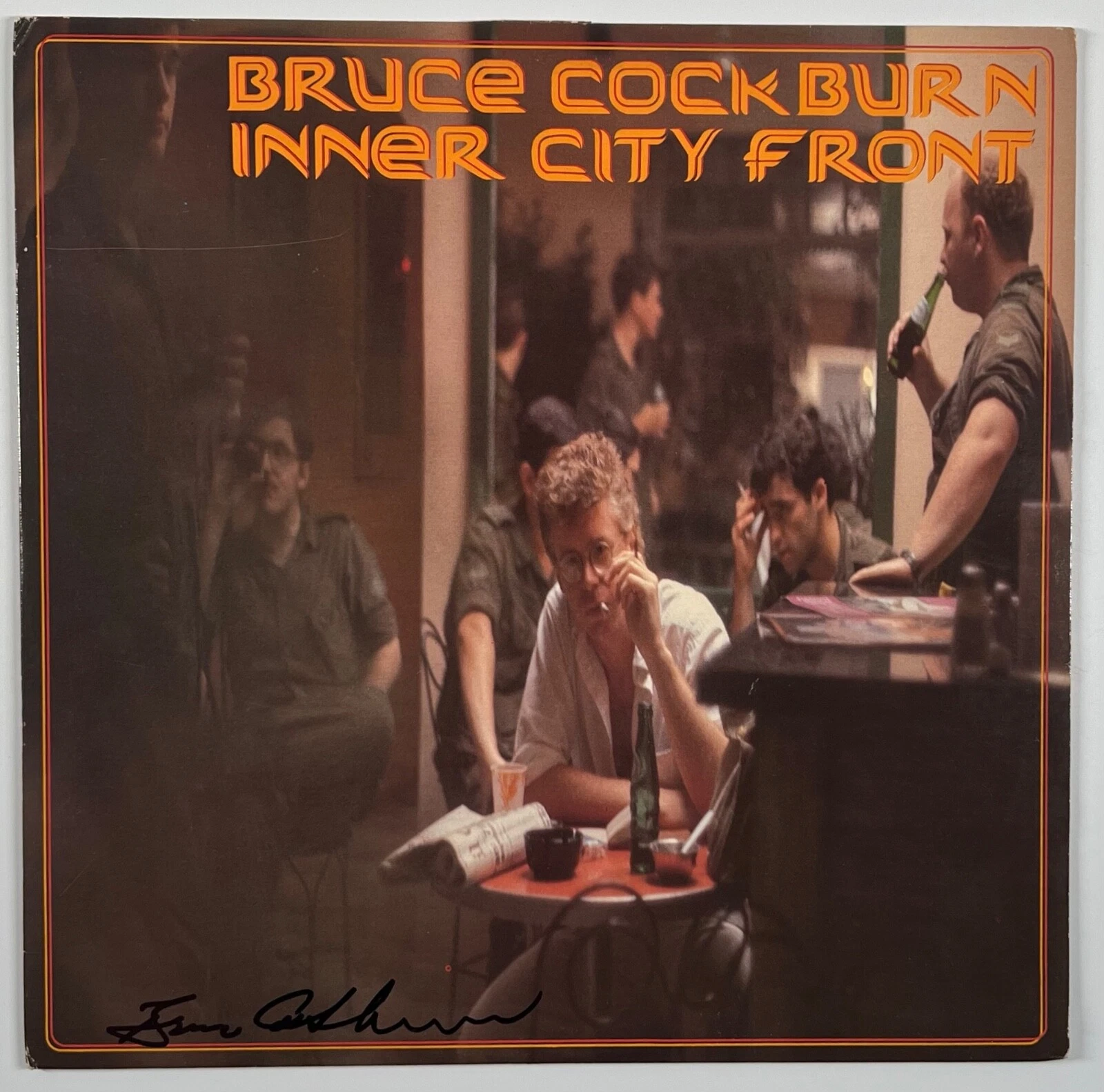 Bruce Cockburn JSA Signed Autograph Album Record Inner City Front