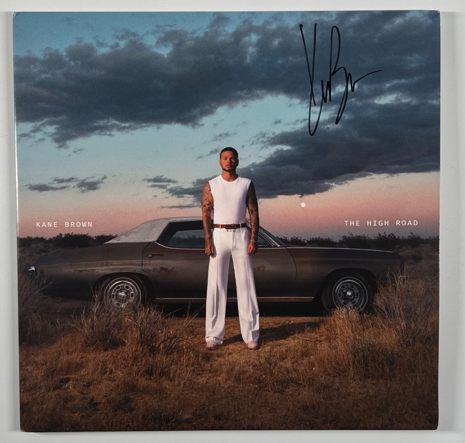 Kane Brown JSA Signed Autograph Album Record The High Road