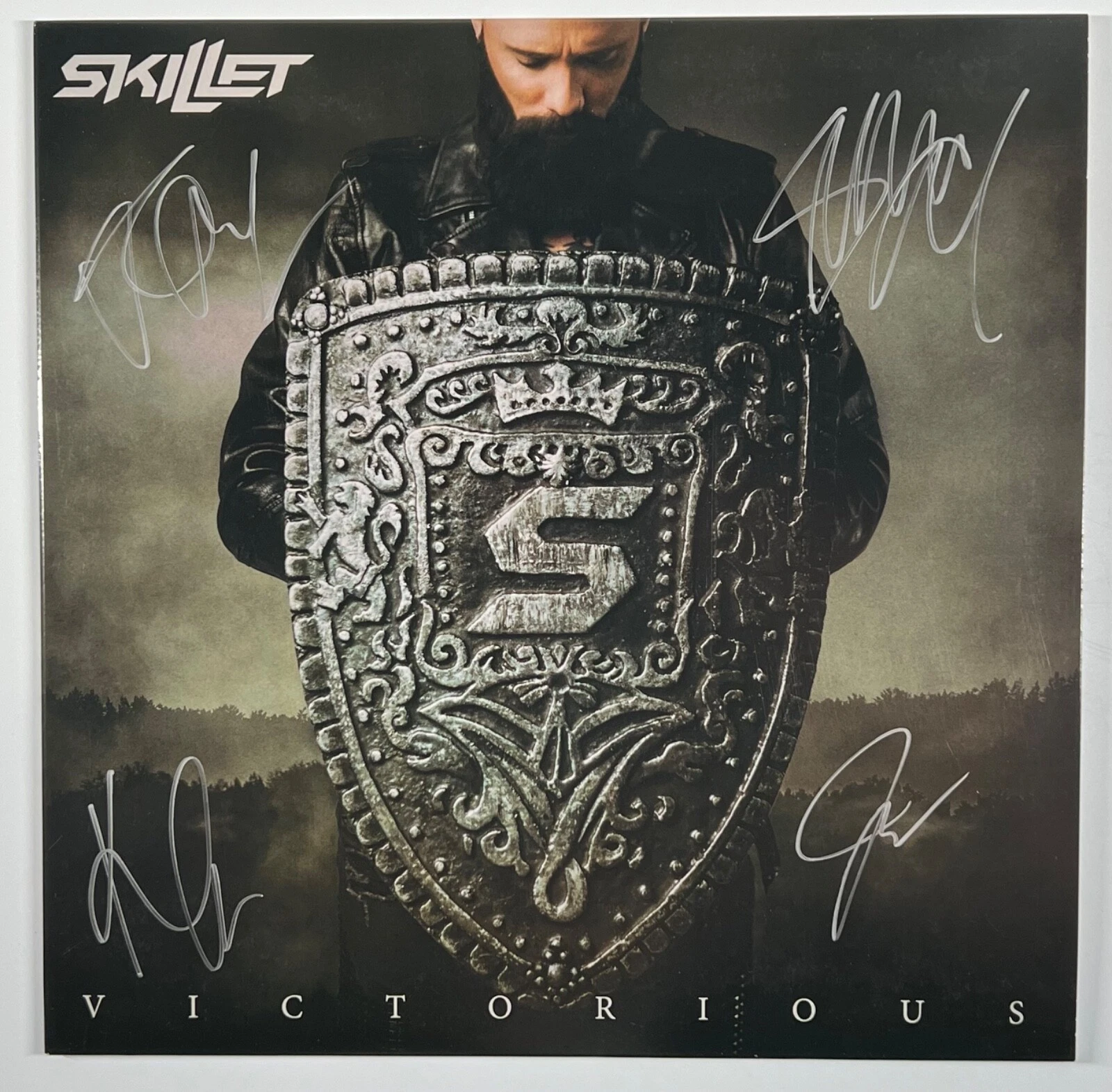 Skillet JSA Signed Autograph Album Record Vinyl Victorious