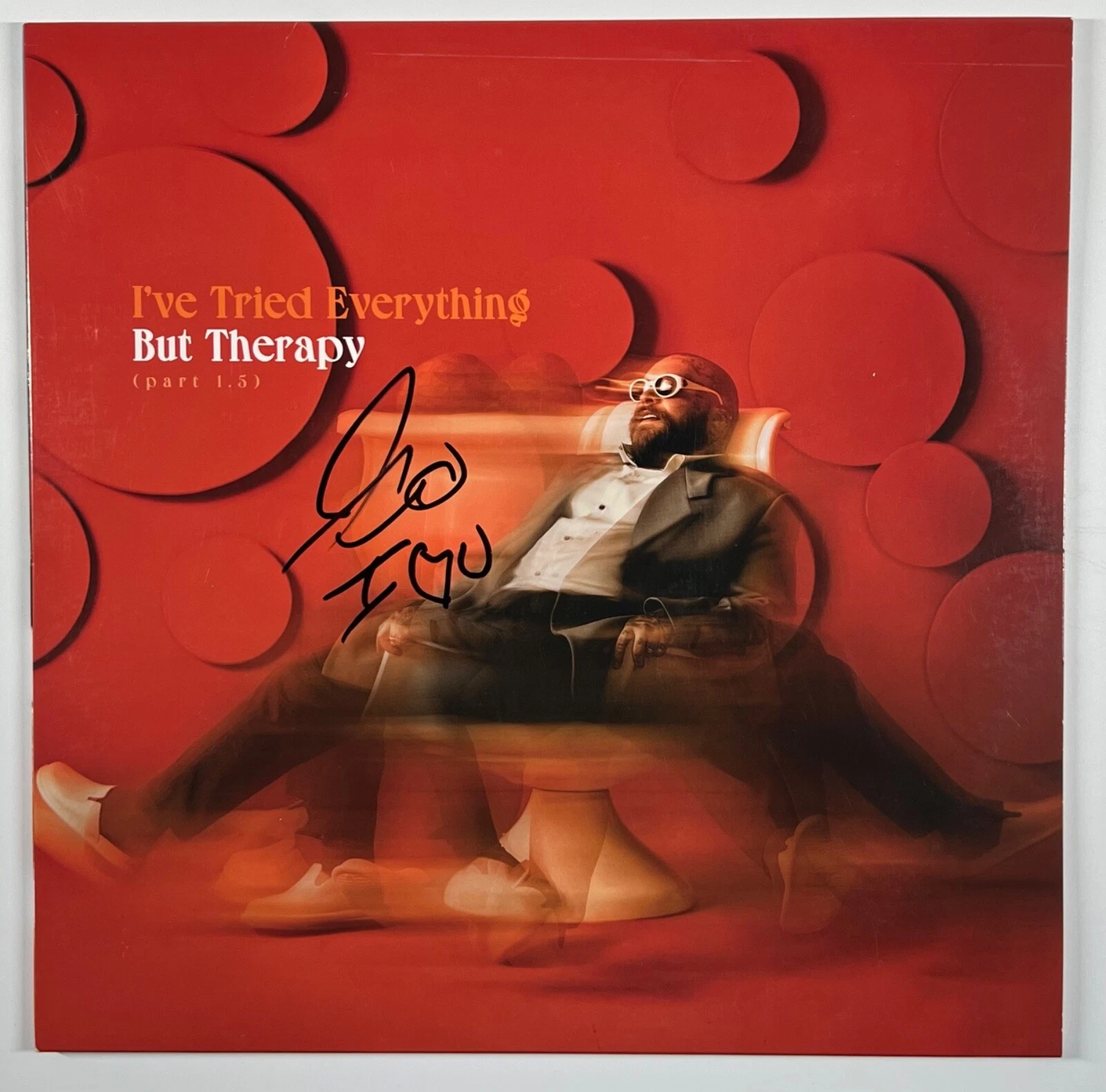 Teddy Swims JSA Signed Autograph Album Record Vinyl I've Tried Everything