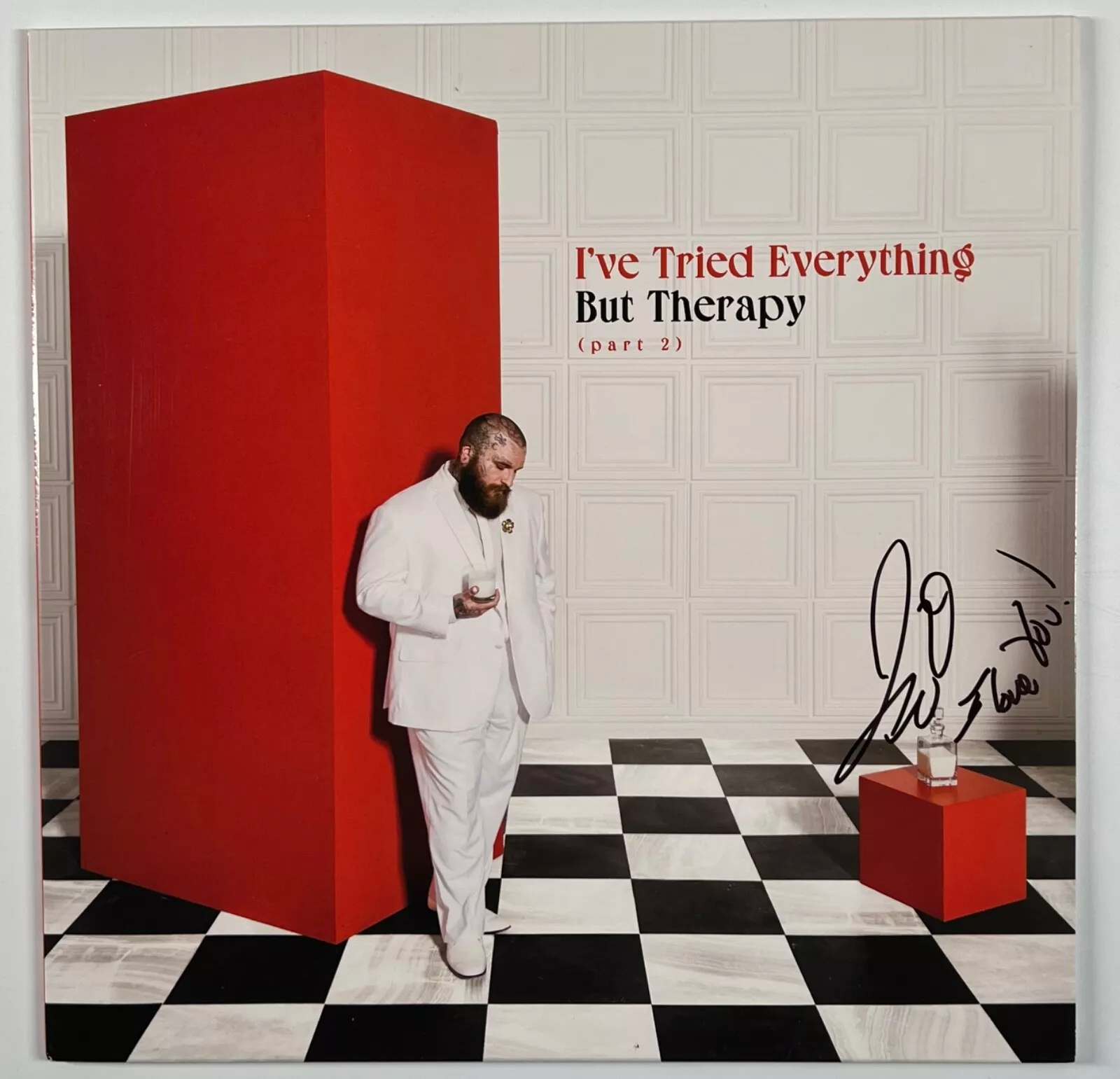 Teddy Swims JSA Signed Autograph Album Record Vinyl I've Tried Everything Pt 2