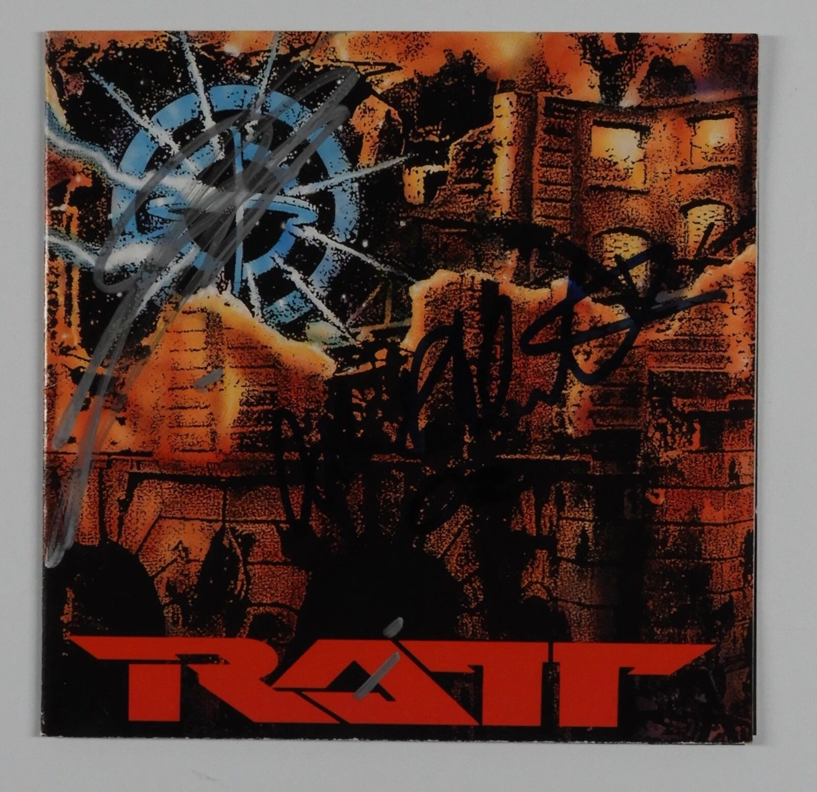 RATT JSA Signed Autograph CD Detonator Stephen Pearcy Warren DeMartini