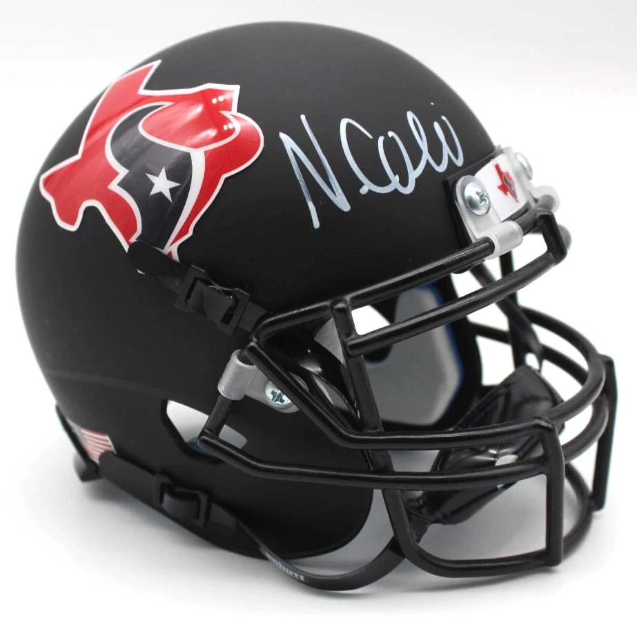 Nico Collins Houston Texans Signed Custom Mini Football Helmet w/Beckett BR25858