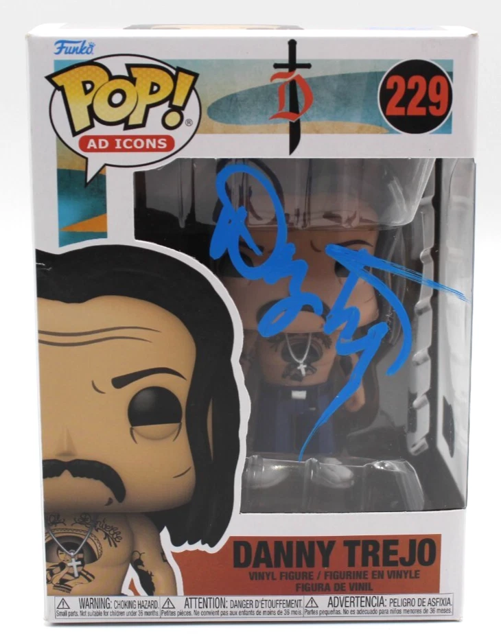 Danny Trejo Signed Pop Ad Icons 229 Machete Funko Pop w/Beckett COA BR25866