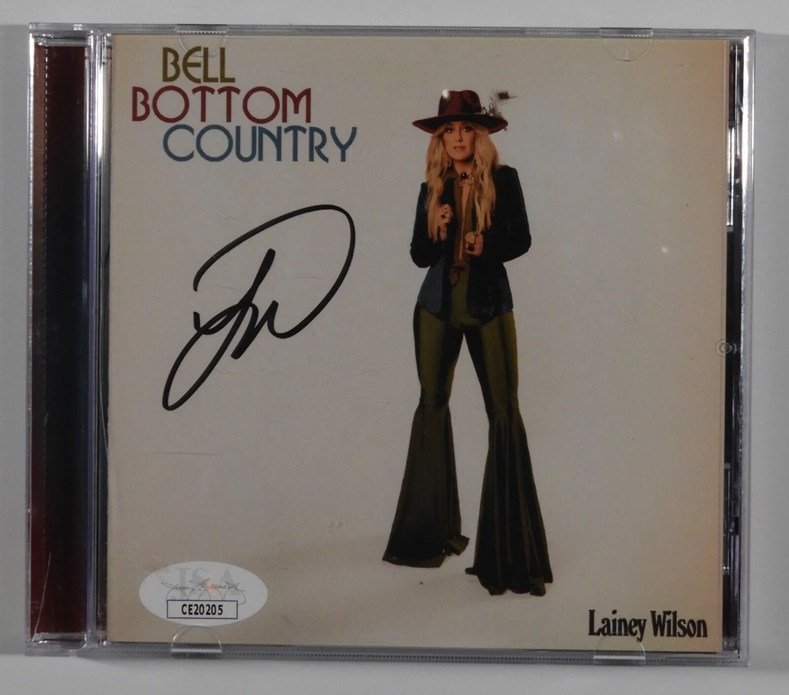 Lainey Wilson JSA Autograph Signed CD Booklet Bell Bottom Country