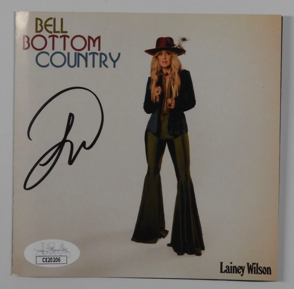 Lainey Wilson JSA Autograph Signed CD Booklet Bell Bottom Country