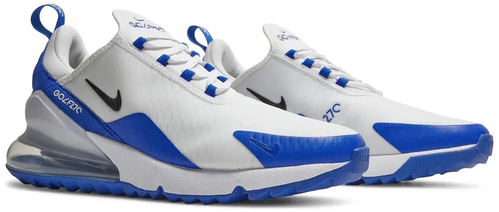 Nike Air Max 270 G Golf Shoes Racer Blue White CK6483-106 Men's Sizes 9.5-11.5
