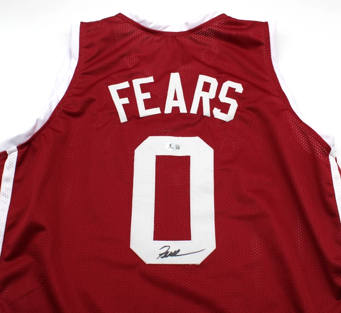 Jeremiah Fears Signed Oklahoma Sooners XL Custom Jersey W/Beckett COA BQ83869