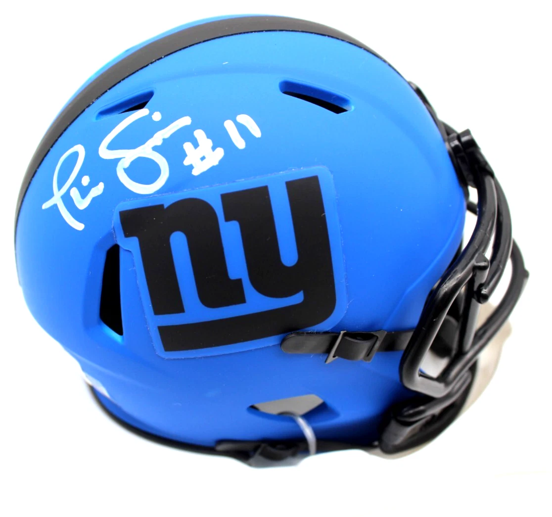 Phil Simms New York Giants Signed Mini Football Helmet w/Beckett COA BS38147