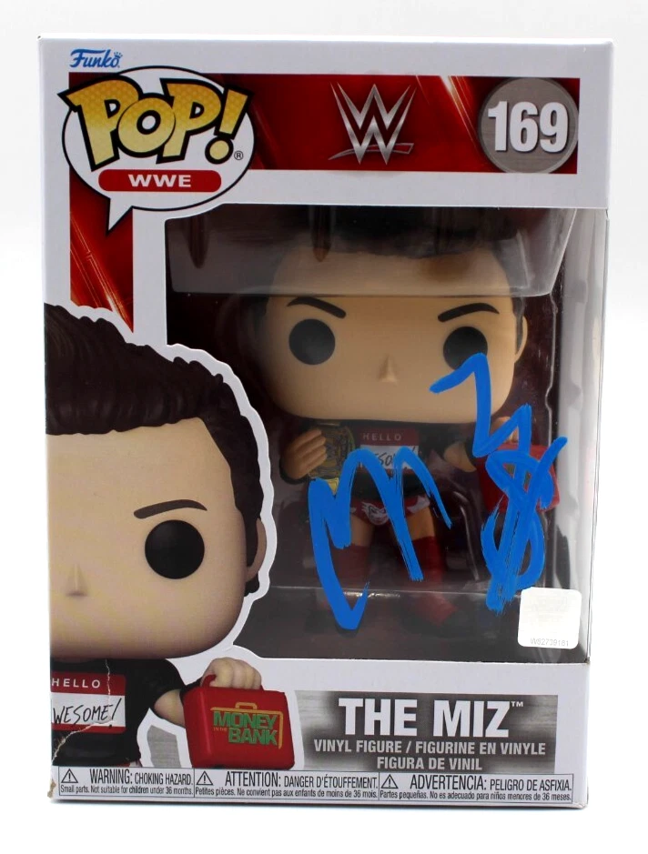Michael Mizanin Signed Damaged The MIZ WWE Funko Pop 1619 W/Beckett COA BQ83857