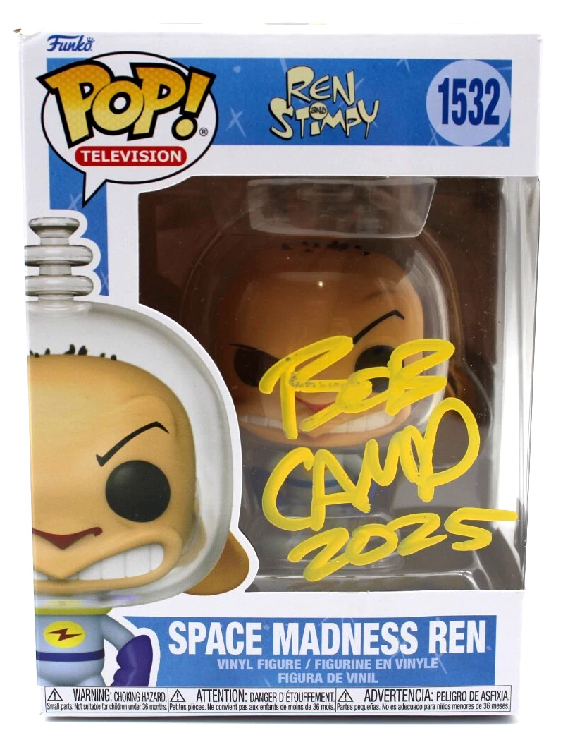 Bob Camp Signed Ren & Stimpy 1532 Space Madness Funko Pop w/Beckett COA BS38061