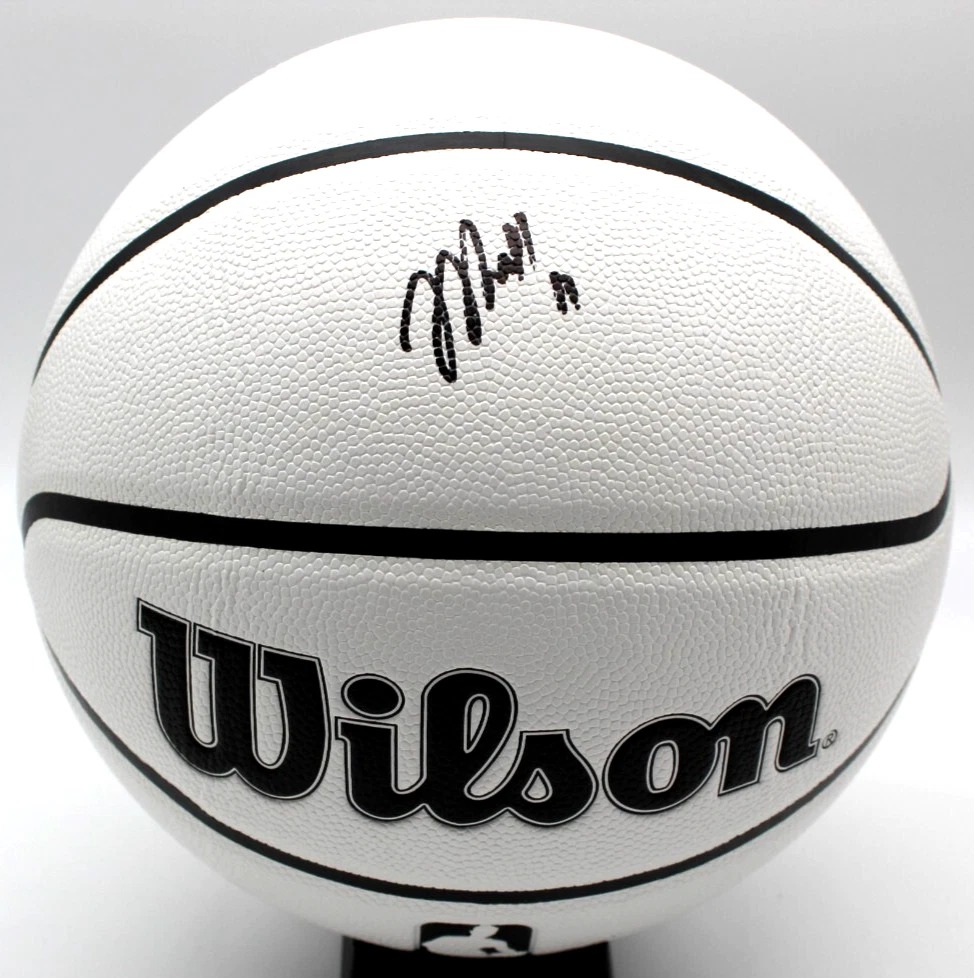 Jase Richardson Michigan State Wilson NBA Signed Basketball W/Beckett BS22802