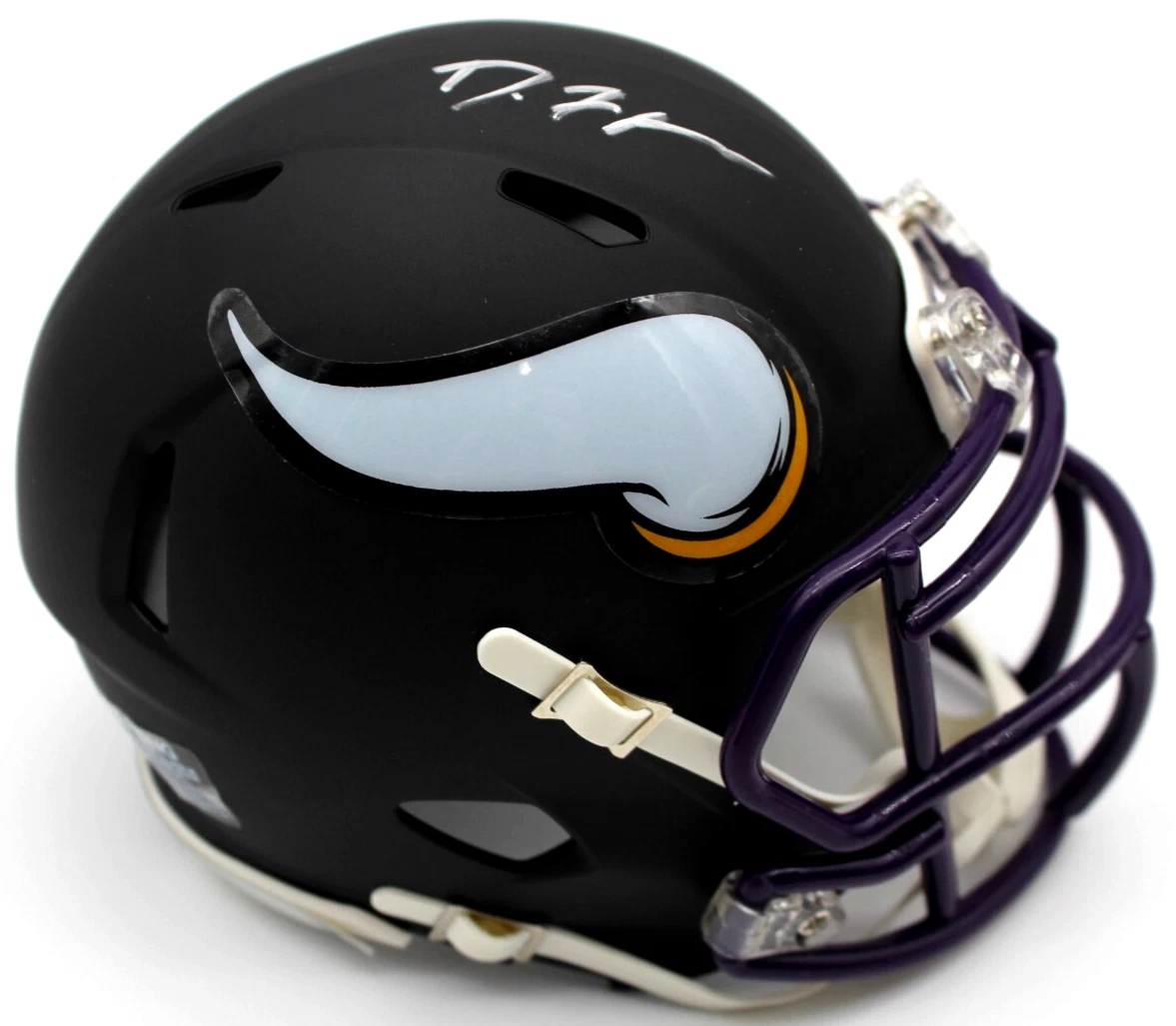 Dontae Fleming Minnesota Vikings Signed Custom Mini Helmet w/Beckett COA BS38358