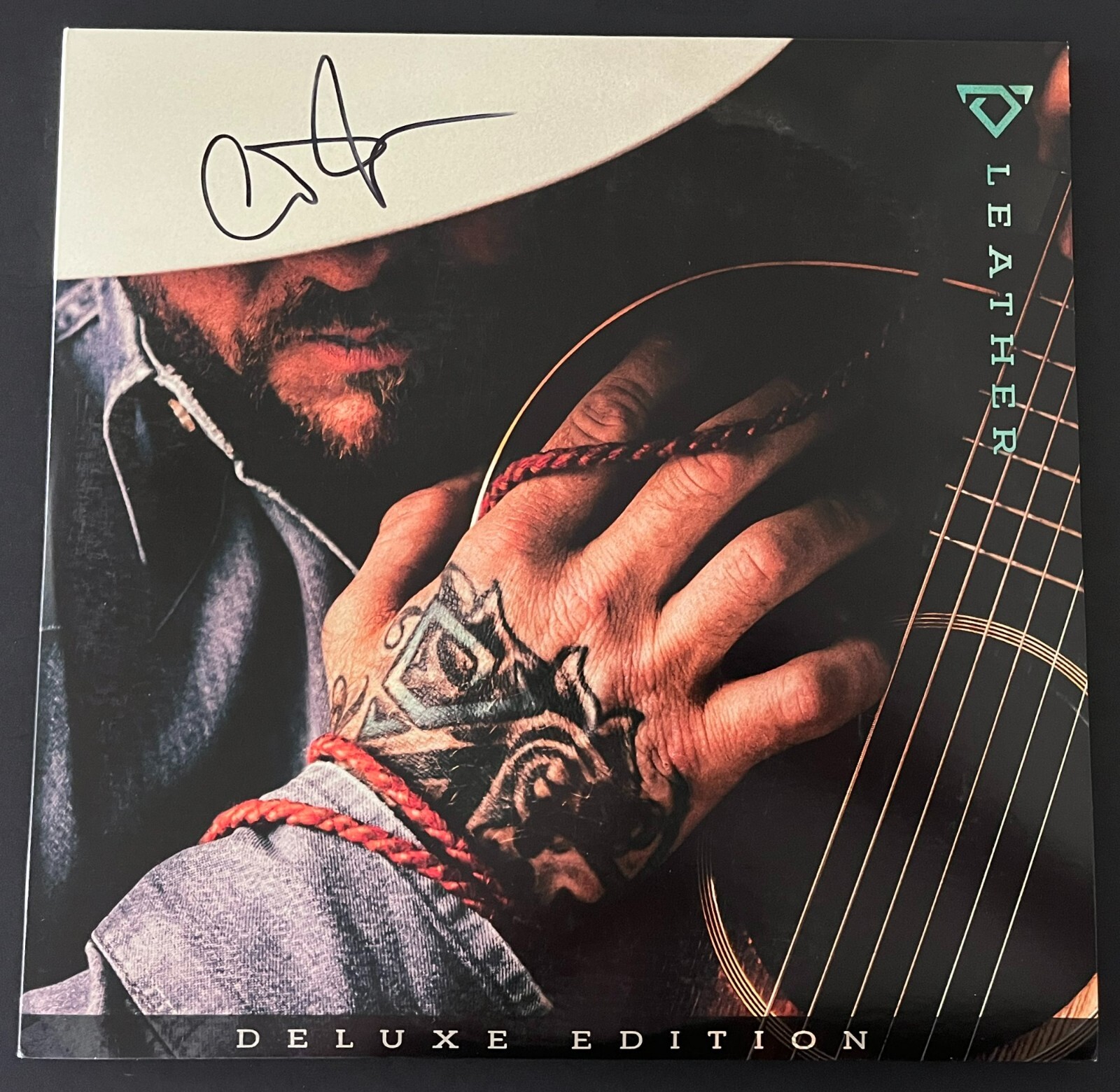 CODY JOHNSON SIGNED LEATHER DELUXE EDITION VINYL ALBUM LP w/PROOF & BECKETT COA