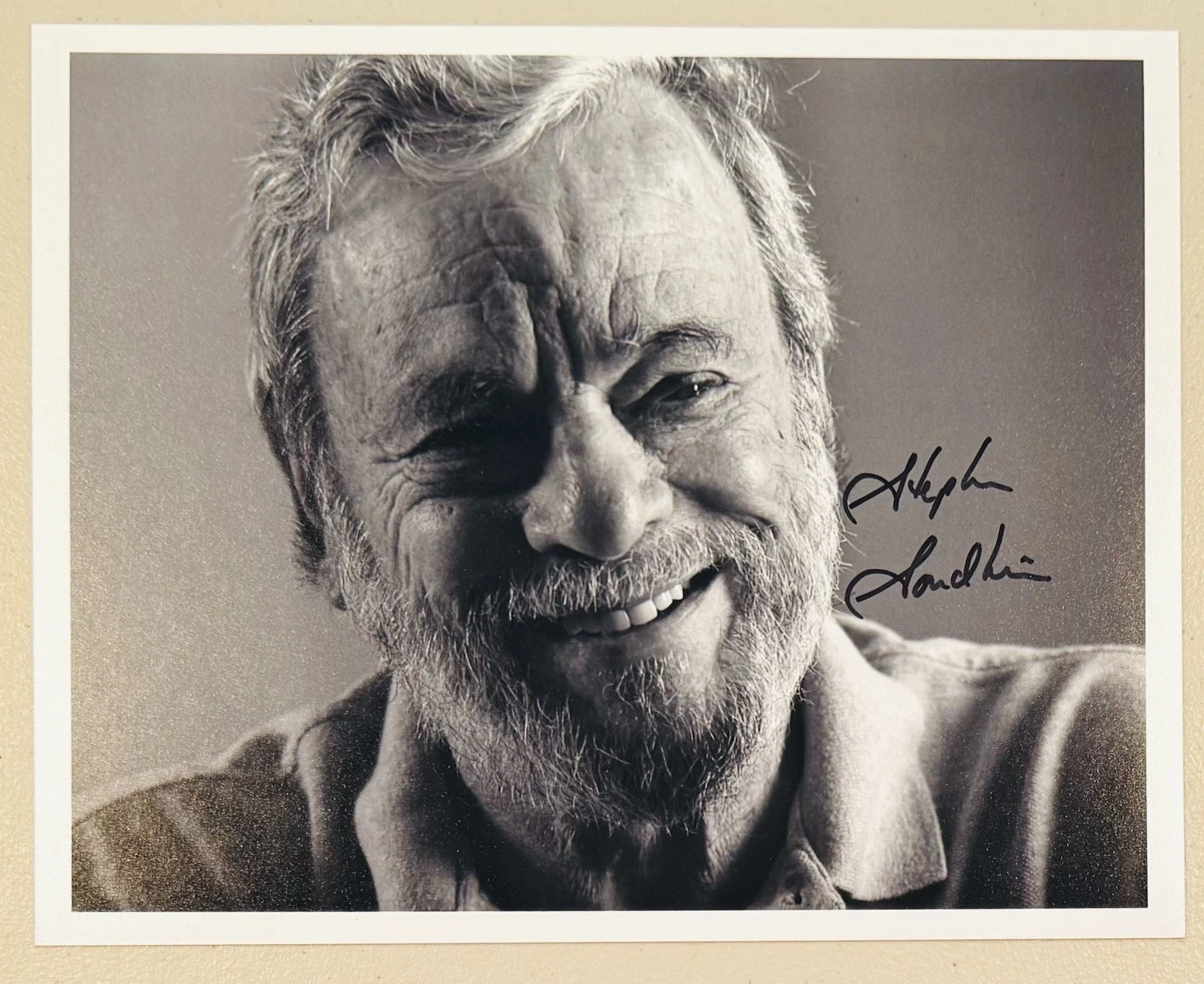 Stephen Sondheim Signed Autographed 8x10 Photo Beckett BAS West Side Story