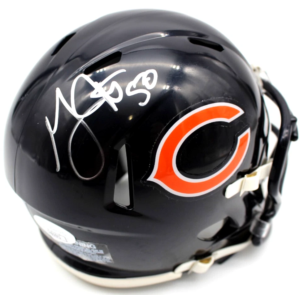 Grady Jarrett Signed Chicago Bears Mini Football Helmet w/JSA COA CF85573