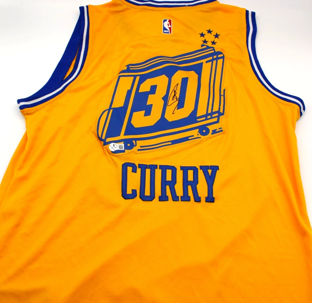Steph Curry Signed Golden State Warriors The Town Jersey W/Beckett COA AE37084