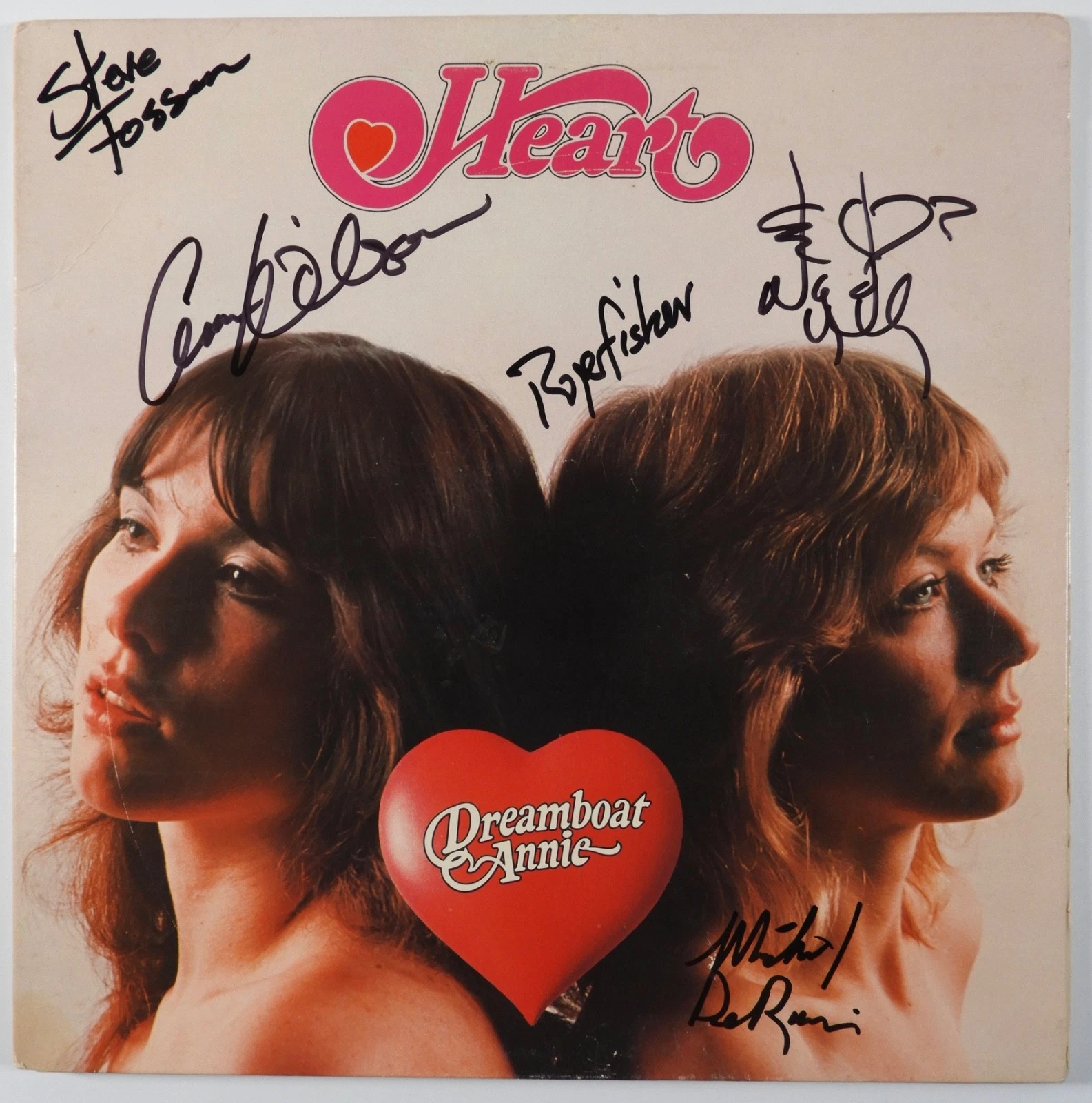 Heart ACOA Ann Nancy Wilson Dreamboat Annie Signed Autograph Record Album