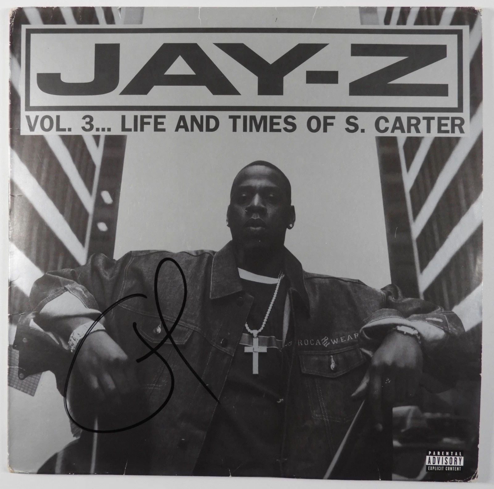 Jay Z ACOA Signed Autograph Record Album Vinyl Life And Times of S. Carter