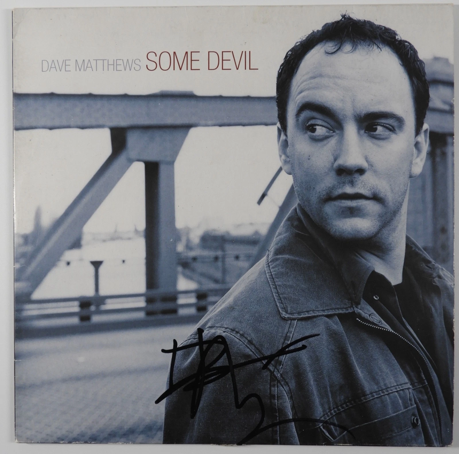 Dave Matthews ACOA Autograph Signed Record Album Some Devil