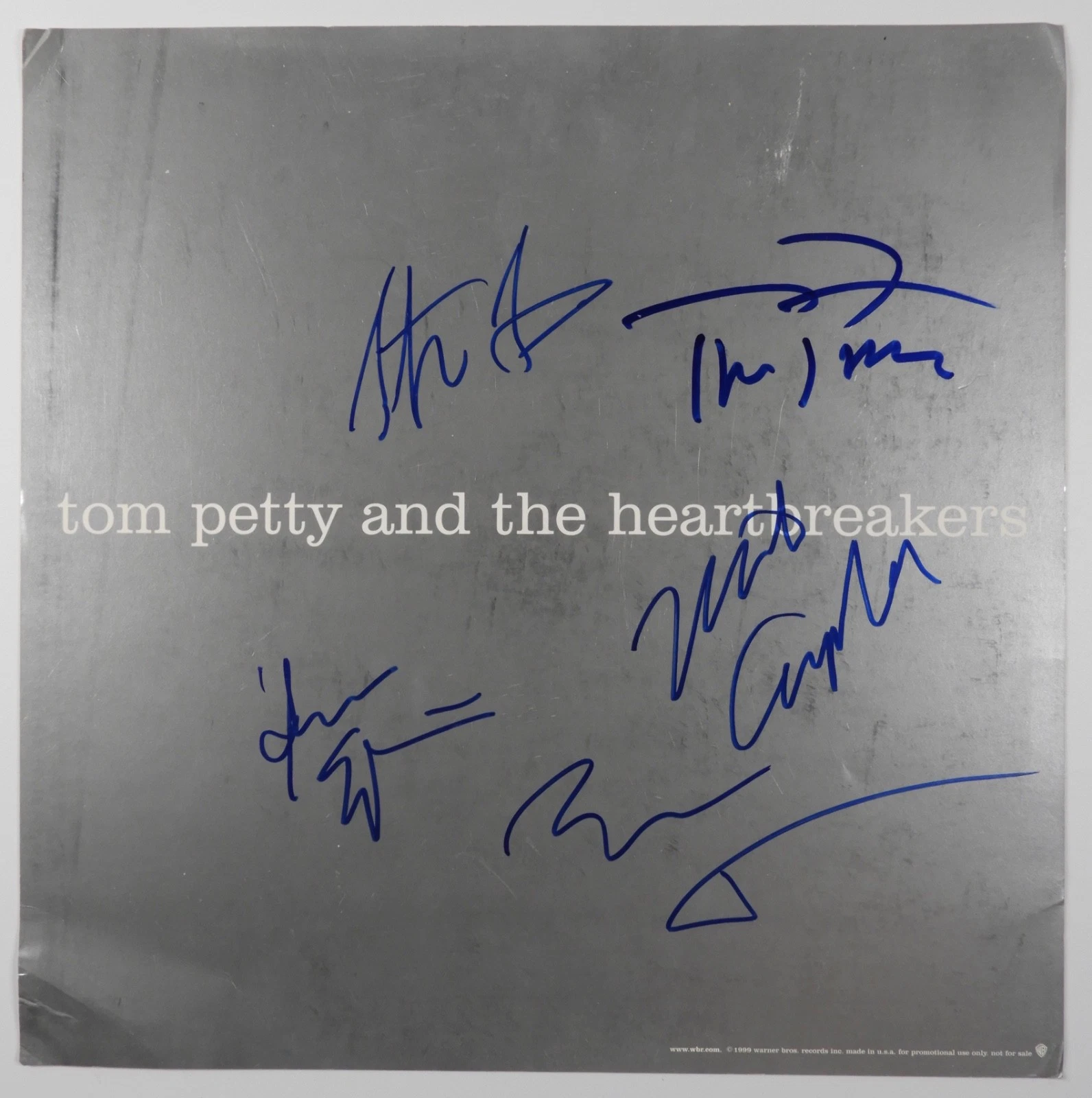 Tom Petty and the Heartbreakers ACOA Signed Autograph Album Vinyl Record Flat