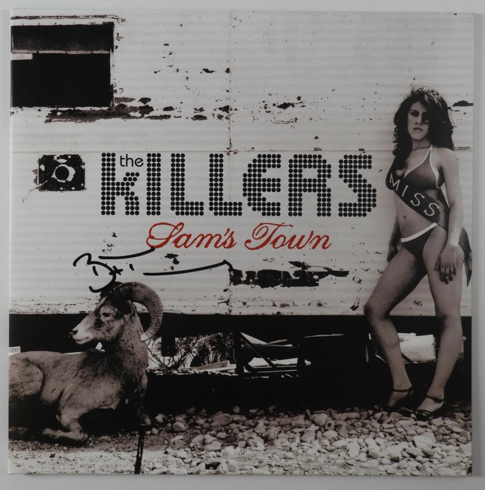 The Killers Brandon Flowers Signed Autograph JSA Vinyl Record Album Sam's Town