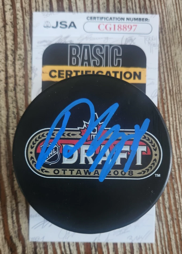 Roman Josi Signed 2008 NHL Draft Puck w/ JSA COA #CG18897 Nashville Predators