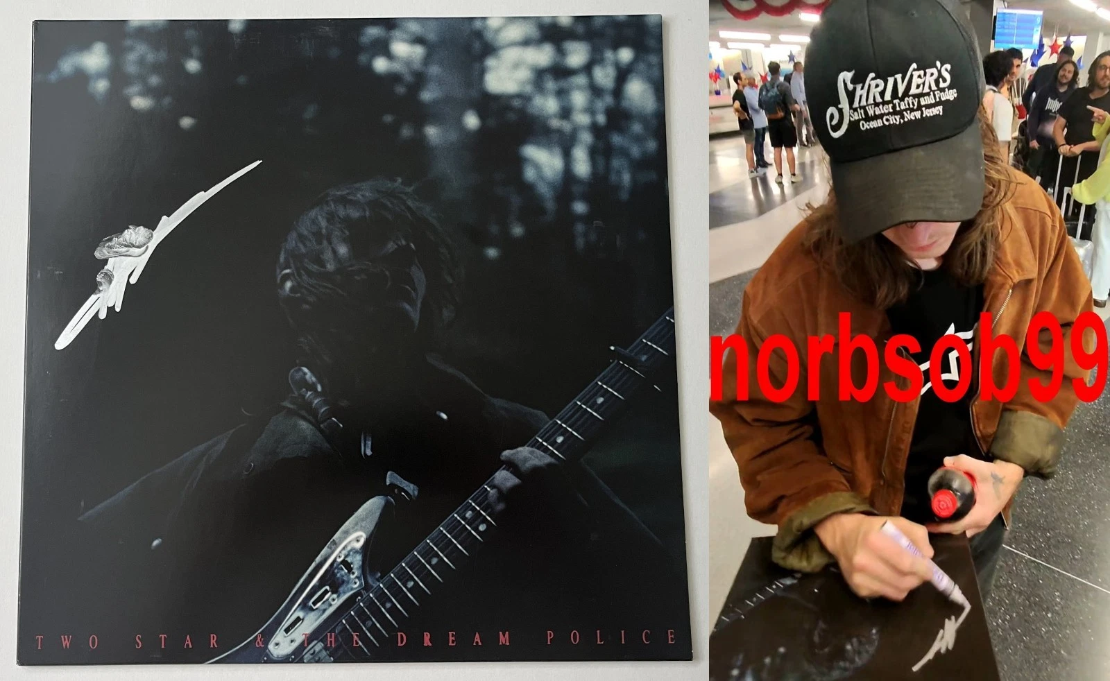 MK.GEE SIGNED AUTOGRAPH TWO STAR & THE DREAM POLICE VINYL ALBUM LP w/EXACT PROOF