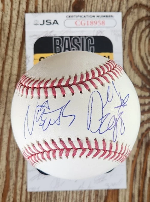Dolph Ziggler / Nic Nemeth Signed OMLB Baseball w/ JSA COA #CG18958