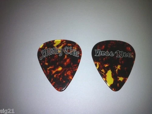 Motley Crue Vince Neil 2011 Tortoise Shell Guitar Pick