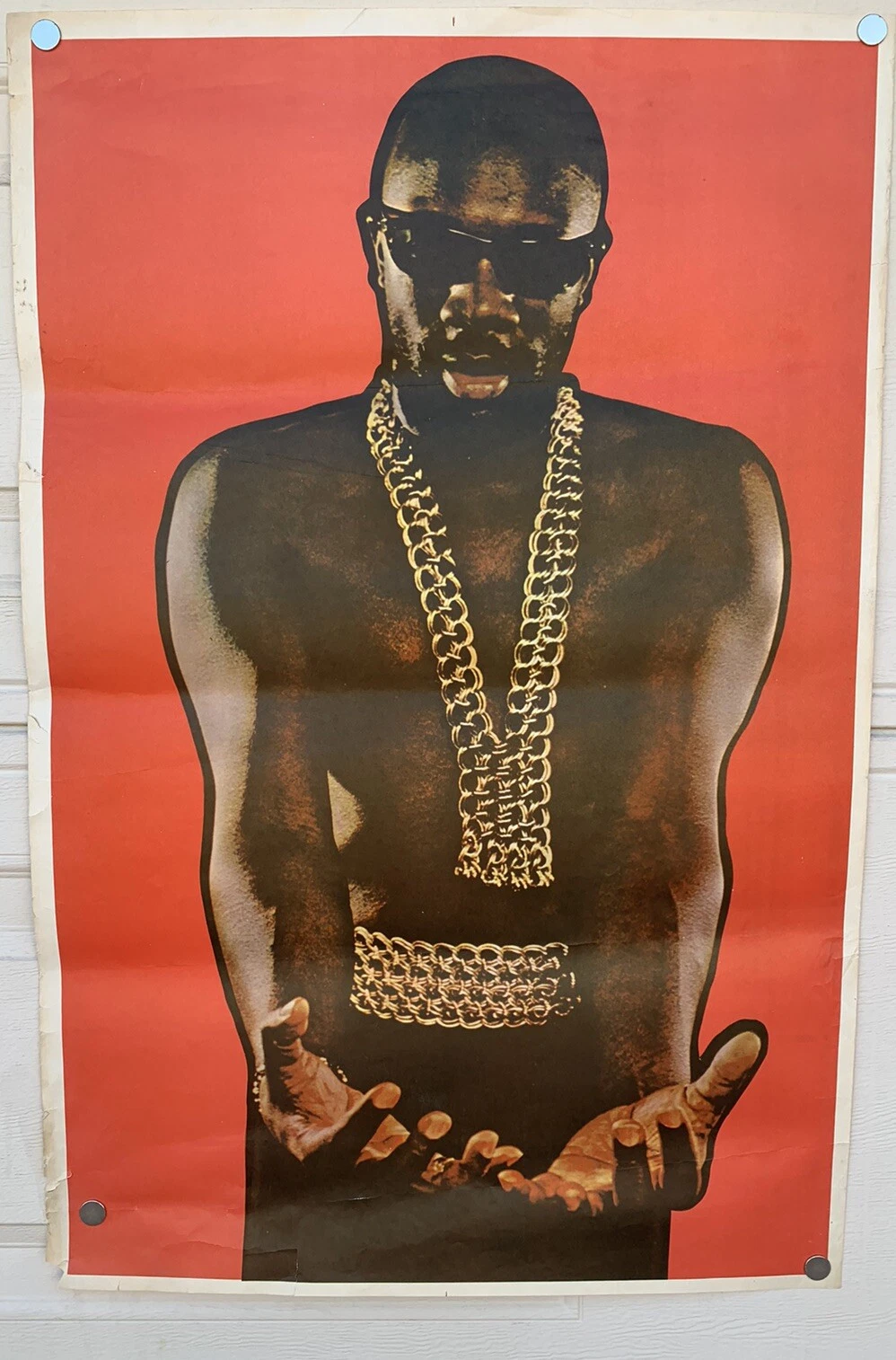 Isaac Hayes Vintage 1970's ORIGINAL Black Moses 23