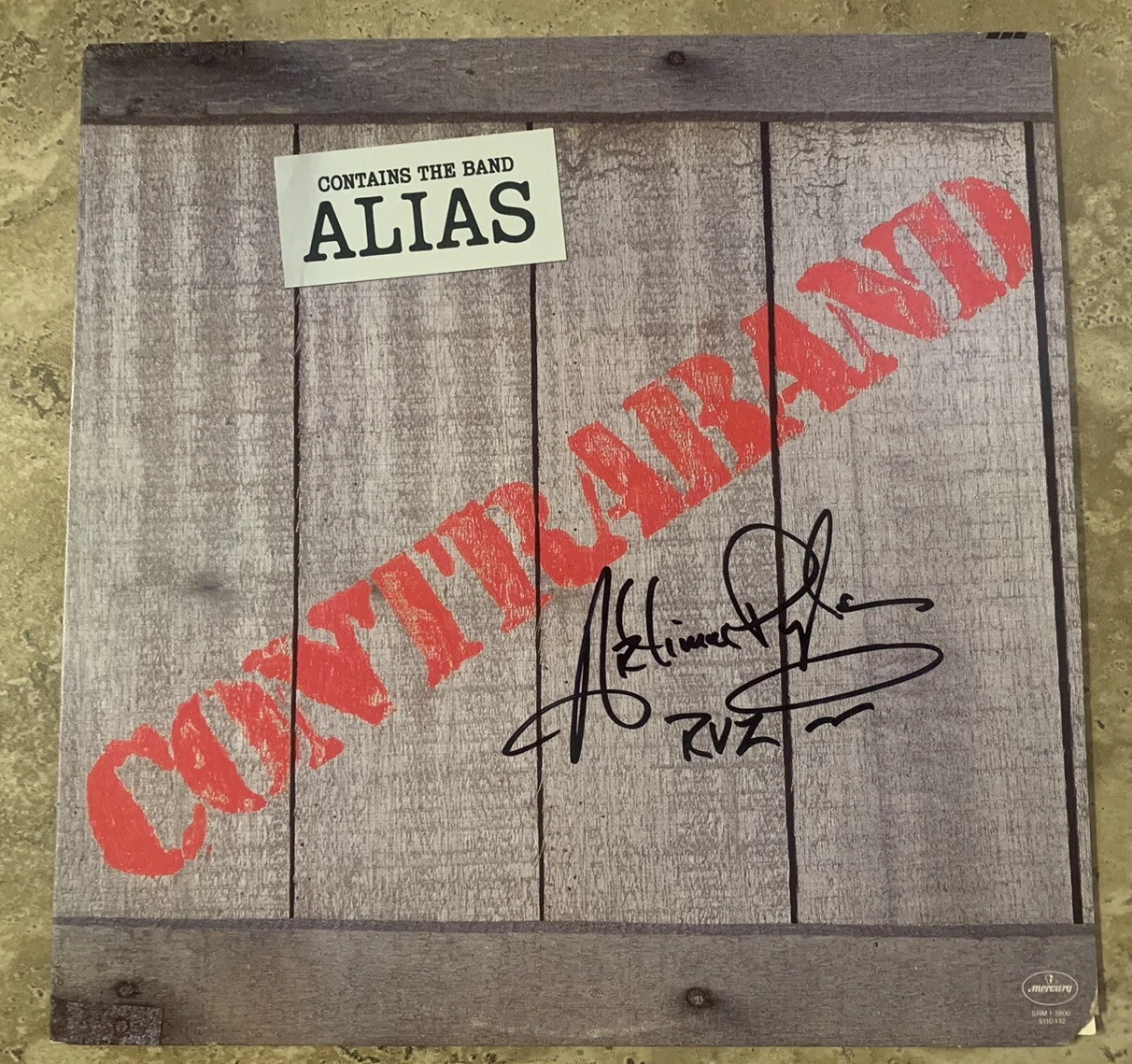 Artimus Pyle Autographed Signed Contraband Alias LP  Beckett Guaranteed