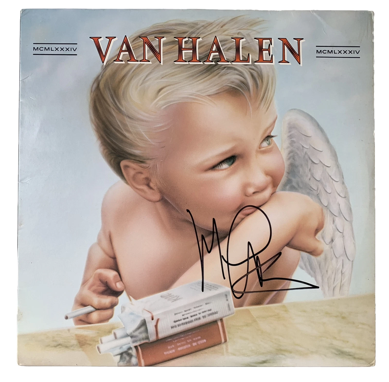 Michael Anthony Van Halen 1984 Signed Autographed LP Beckett Certified