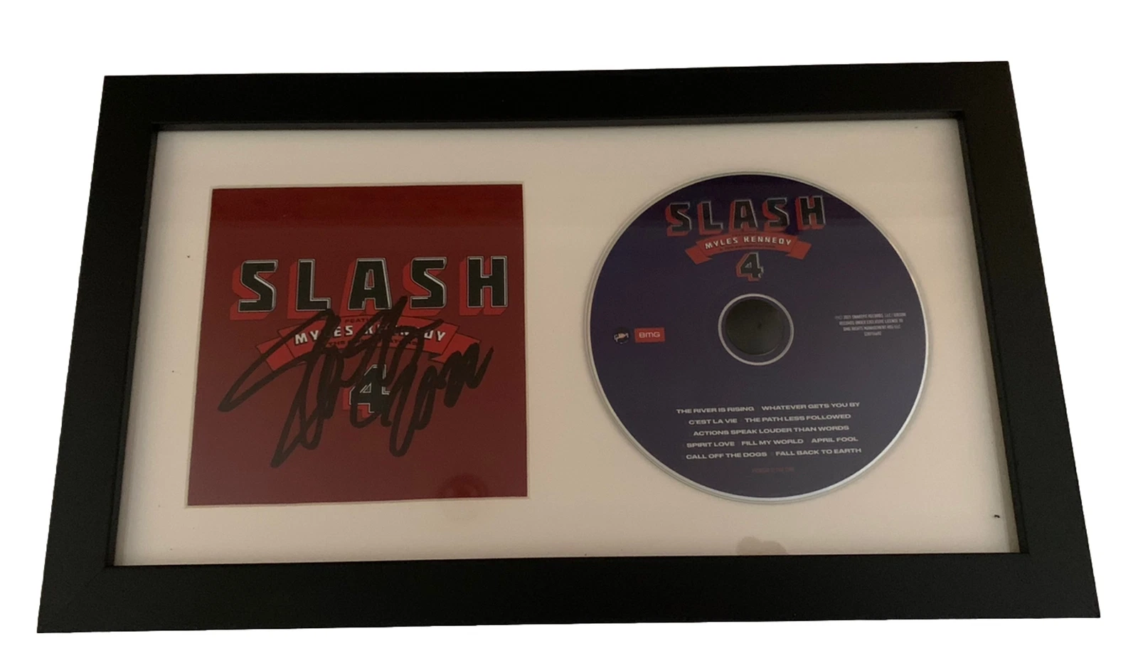 Slash 4 Solo Signed Autographed Framed CD Display BAS Certified Guns & Roses