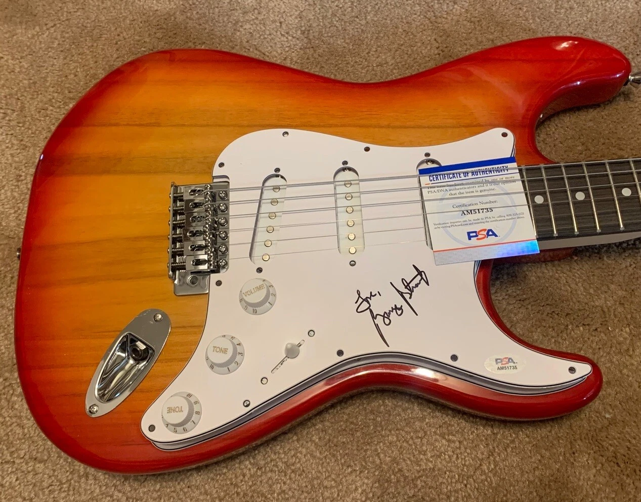 George Strait King of Country￼Signed Autographed Guitar PSA Certified