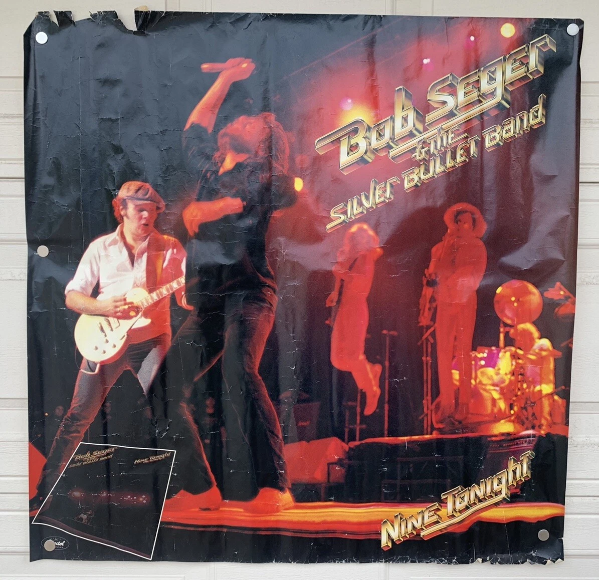 Bob Segar Nine Tonight Capital Records Vintage 1981 36