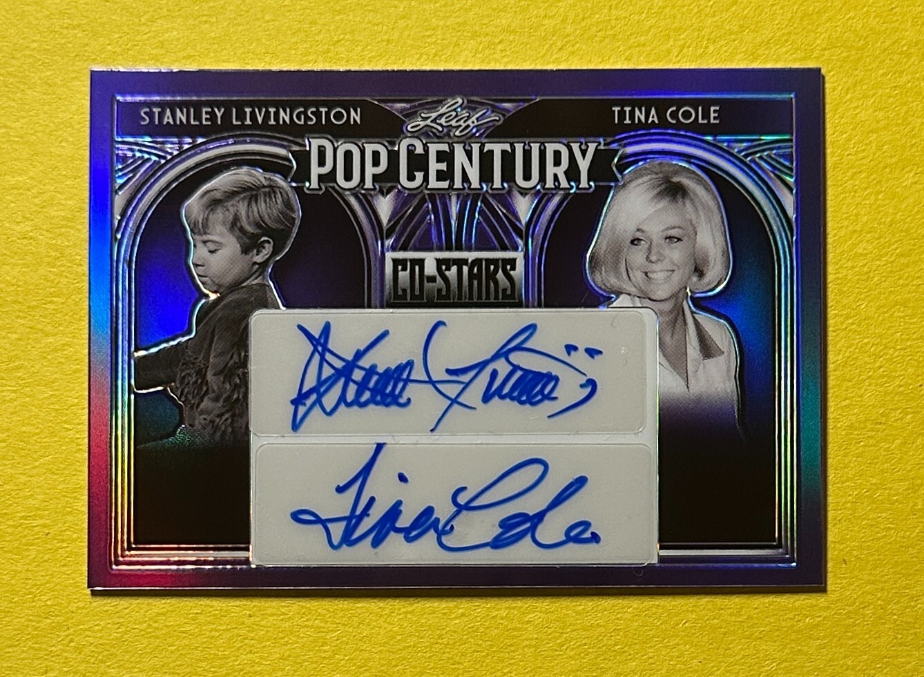 2024 LEAF POP CENTURY STANLEY LIVINGSTON TINA COLE DUAL AUTOGRAPH /8 #CS2-43