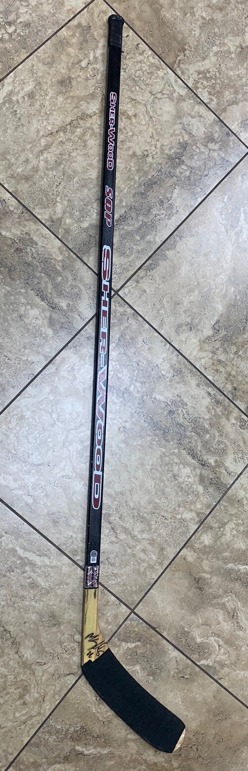 Paul Stastny Autographed SIGNED Blues Avalanche GAME USED Hockey Stick BAS COA